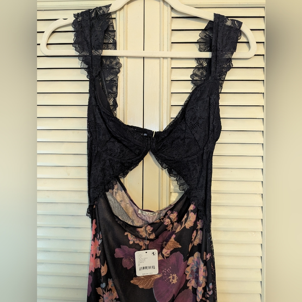 Free People Suddenly Fine Maxi Slip Dress. - Picture 4 of 5